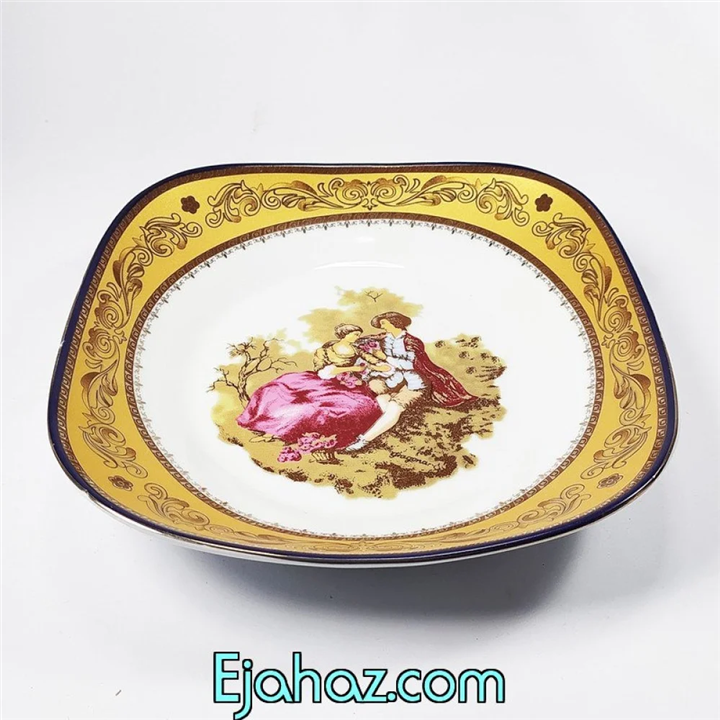 بشقاب پلوخوری چینی لمونژ پردیس قالب کایزر